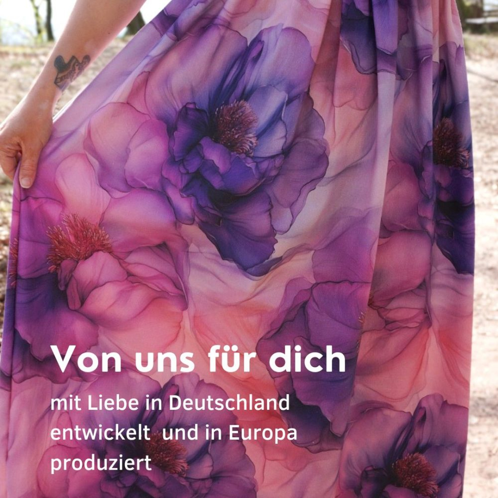 Sommernachtstraum (Bordüre)  - Eigenproduktion von Graustufen-Stoffe